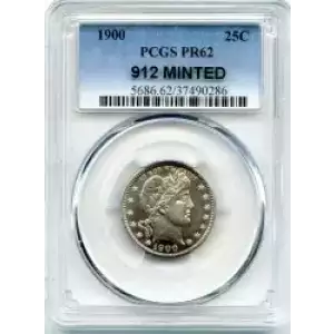 Quarter Dollars---Barber or Liberty Head (3)