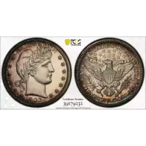 Quarter Dollars---Barber or Liberty Head (3)