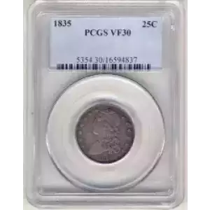 Quarter Dollars---Capped Bust (3)