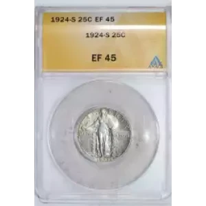 Quarter Dollars---Standing Liberty