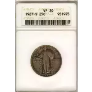 Quarter Dollars---Standing Liberty (3)