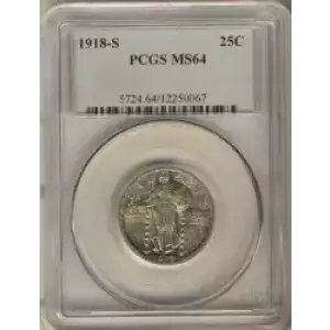 Quarter Dollars---Standing Liberty (3)