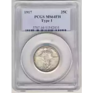 Quarter Dollars---Standing Liberty (3)