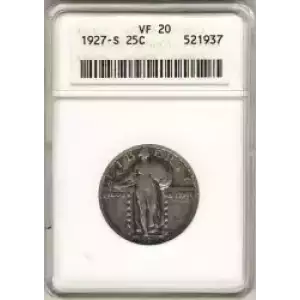Quarter Dollars---Standing Liberty (3)
