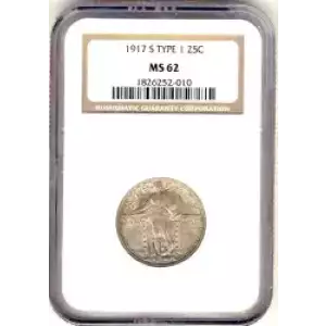 Quarter Dollars---Standing Liberty (3)