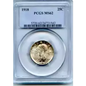 Quarter Dollars---Standing Liberty (3)