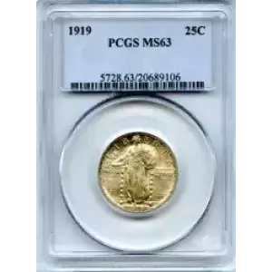 Quarter Dollars---Standing Liberty (3)