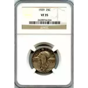 Quarter Dollars---Standing Liberty (3)