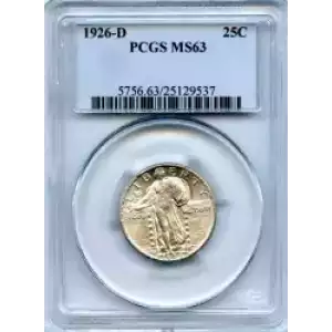 Quarter Dollars---Standing Liberty (3)