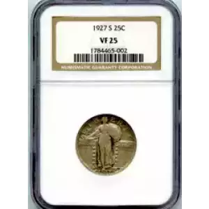 Quarter Dollars---Standing Liberty (3)