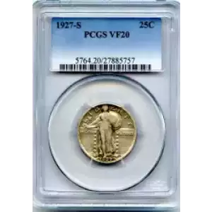 Quarter Dollars---Standing Liberty (3)