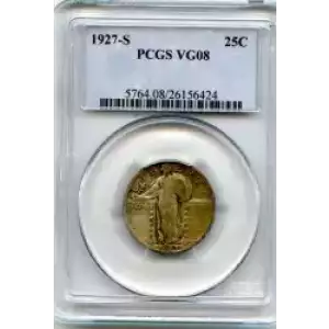 Quarter Dollars---Standing Liberty (3)