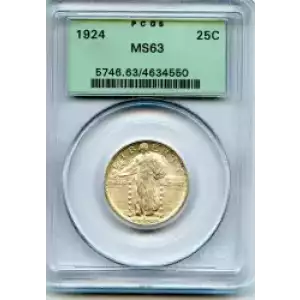 Quarter Dollars---Standing Liberty (3)