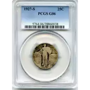 Quarter Dollars---Standing Liberty (3)