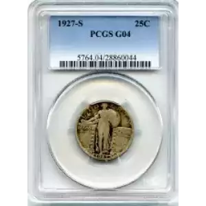 Quarter Dollars---Standing Liberty (3)