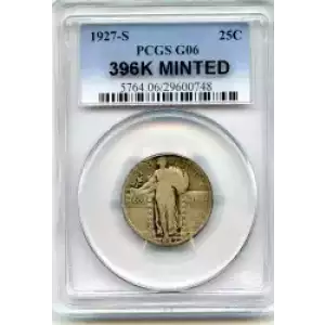 Quarter Dollars---Standing Liberty (3)