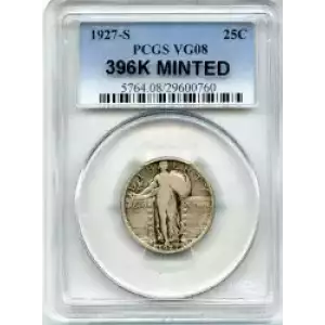 Quarter Dollars---Standing Liberty (3)