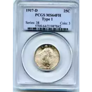 Quarter Dollars---Standing Liberty (3)