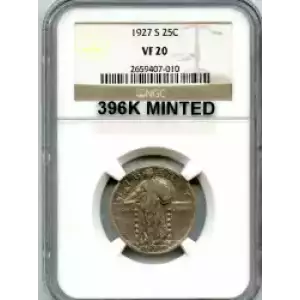 Quarter Dollars---Standing Liberty (3)