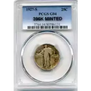 Quarter Dollars---Standing Liberty (3)