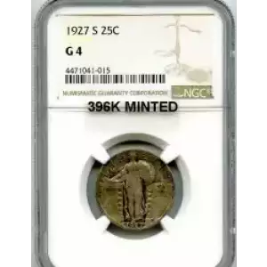 Quarter Dollars---Standing Liberty (3)