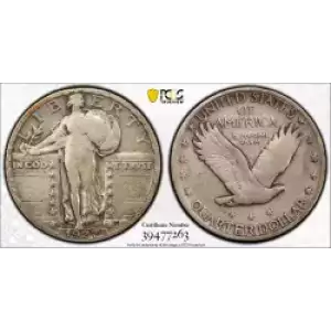 Quarter Dollars---Standing Liberty (3)