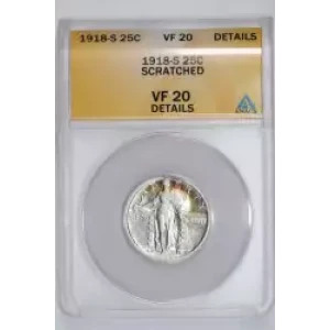 Quarter Dollars---Standing Liberty