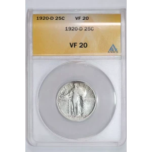 Quarter Dollars---Standing Liberty