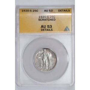 Quarter Dollars---Standing Liberty