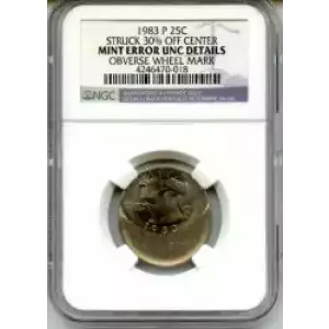 Quarter Dollars-Washington --Clad Coinage 1965-Present -Copper-Nickel- 0.25 Dollar (3)