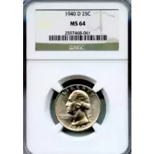 Quarter Dollars-Washington-Silver Coinage (3)