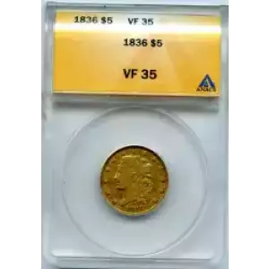 Quarter Eagles---Classic Head, 1834-1839 -Gold- 2.5 Dollar (3)