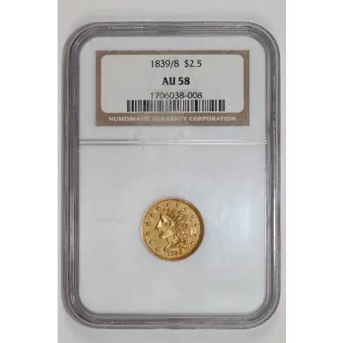 Quarter Eagles---Classic Head, 1834-1839 -Gold- 2.5 Dollar