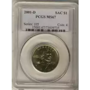 Sacagawea 2000-2017 - Brass Dollar (3)