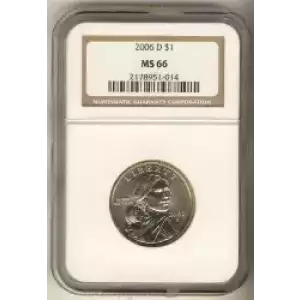 Sacagawea 2000-2017 - Brass Dollar (3)