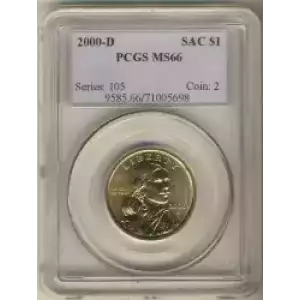 Sacagawea 2000-2017 - Brass Dollar (3)