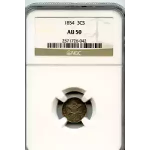 Silver Three Cent Pieces Trimes-1851-1873 (3)