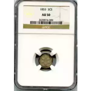 Silver Three Cent Pieces Trimes-1851-1873 (3)