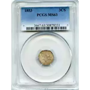 Silver Three Cent Pieces Trimes-1851-1873 (3)