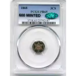 Silver Three Cent Pieces Trimes-1851-1873 (3)