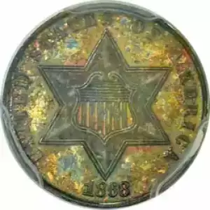 Silver Three Cent Pieces Trimes-1851-1873 (3)