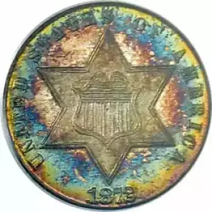 Silver Three Cent Pieces Trimes-1851-1873 (3)