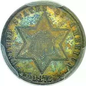 Silver Three Cent Pieces Trimes-1851-1873 (3)