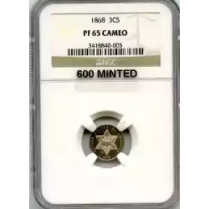 Silver Three Cent Pieces Trimes-1851-1873 (3)