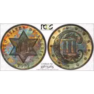 Silver Three Cent Pieces Trimes-1851-1873 (3)