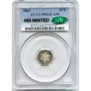 Silver Three Cent Pieces Trimes-1851-1873 (3)