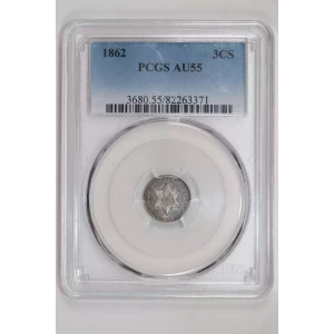 Silver Three Cent Pieces Trimes-1851-1873