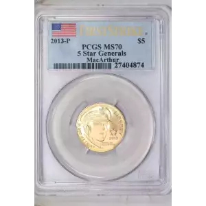 2013-P $5 5 Star Generals MacArthur - First Strike (2)