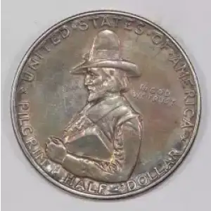 Classic Commemorative Silver--- Pilgrim Tercentenary 1920-1921-Silver- 0.5 Dollar