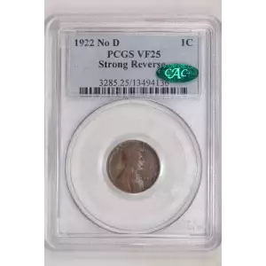 1922 No D 1C Strong Reverse, BN